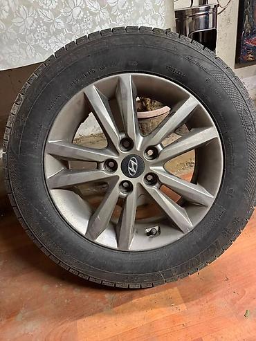 балон матис: Колесо в сборе Hyundai: литой диск + зимняя шина Kenda KR36 (шипов — 1
