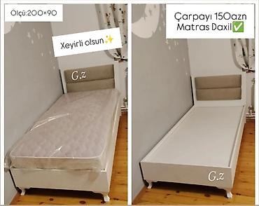 *Tək Nəfərlik Çarpayı 150Azn* ✔️İstehsal Rusiya Laminat 18/lik