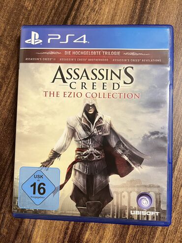 Oyun diskləri və kartricləri: Ps4 Assassin's Creed Ezio Collection oyun diski 🎮 Ps5 oynamag olar 📀