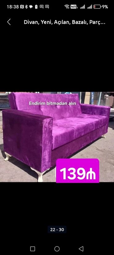 Divanlar: Divan, Yeni, Açılmayan, Bazasız, Nabuk, Ödənişli çatdırılma — 26