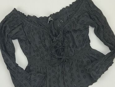 czarne legginsy push up: Blouse, Bershka, S (EU 36), condition - Very good