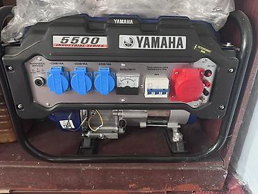 купить ветрогенератор: Бензиновый генератор YAMAHA EF5500EFW (Industrial Series) - Мощность — 1