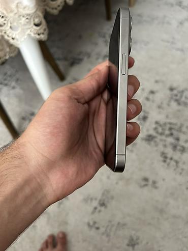 iphone 15 pro ucuz: IPhone 15 Pro, 128 GB, Natural Titanium, Face ID, Simsiz şarj — 2