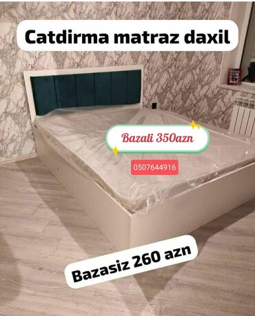 Sifarişlə çarpayılar: İkinəfərlik, Bazasız, Pulsuz matras, Siyirməsiz, Azərbaycan — 9