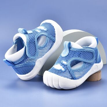 обмен одежды: Летние детские сандалии с дышащей сеткой, детская повседневная обувь