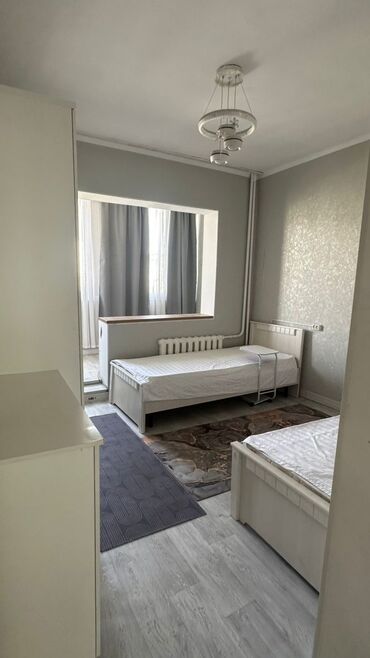 продажа квартир в городе токмок: 2 комнаты, 50 м², 105 серия, 8 этаж, Евроремонт