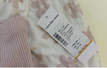 calvin: Calvin Klein Jeans qız uşağı dəsti olcu 3 yas - Model: 2 parçalı — 2