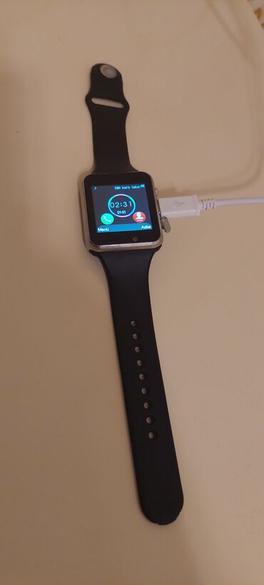 telzeal smartwatch: İşlənmiş, Smart saat, Xiaomi, Sim kart, rəng - Qara