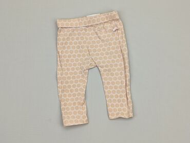 beżowe spodnie: Legginsy, Coccodrillo, 3-6 m, stan - Dobry