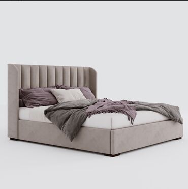 мебель из метала: Двуспальная Кровать, Новый