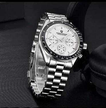 Ručni satovi: PAGANI DESIGN PD-1701 V4 -Beli- Omega Speedmaster Moonwatch Potpuno — 3
