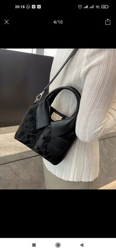 сумки женские брендовые: Классическая сумка, Fendi, Корея, Материал: Бархат, Женские, Новый