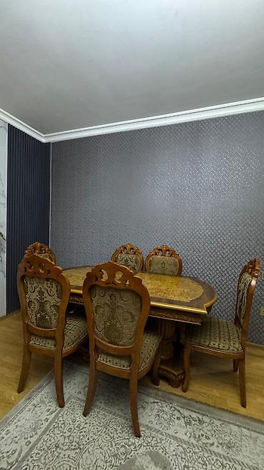 Qonaq otağı üçün, İşlənmiş, Açılan, 8 stul