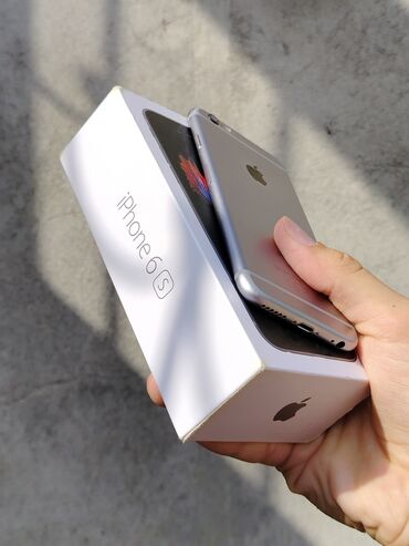 IPhone 6s, 32 GB, Space Gray, Barmaq izi