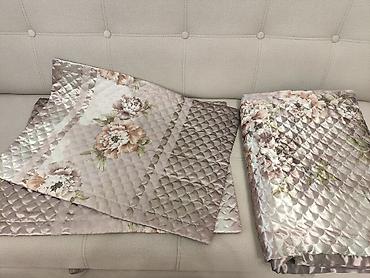 bed sheets: Покрывало для кровати, Б/у, Синтепон, Все сезоны, Фактурный — 2
