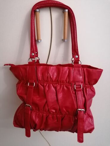 crvena haljina prodaja: Crvena torba, kao nova, nošena par puta