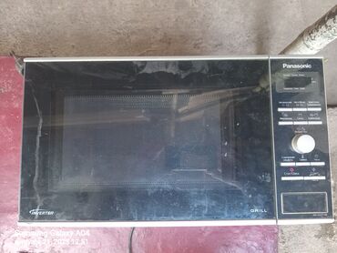 Посудомоечные машины: Микроволновка Panasonic, С грилем, цвет - Черный, Б/у