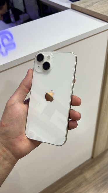 telefon tənzimləyici: IPhone 14, 128 GB, Ağ, Simsiz şarj, Kredit, Face ID