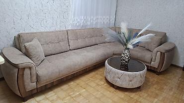 susəli masa: İşlənmiş, Künc divan, Qonaq otağı üçün, Açılan — 1