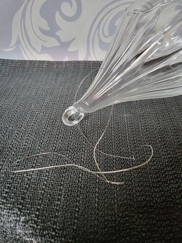 Ostali kućni dekor: Terarijum(saksija) za biljke viseca duvano staklo 90te. Perfektan — 15