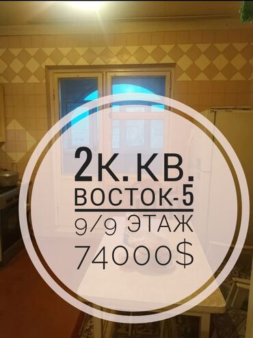 Офисы: 2 комнаты, 54 м², 106 серия, 9 этаж, Старый ремонт