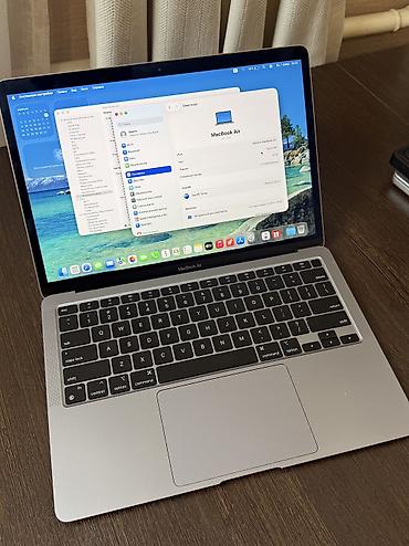 macbook m4 air: Для учебы, Б/у, Apple M1, ОЗУ, RAM: 8 ГБ — 2