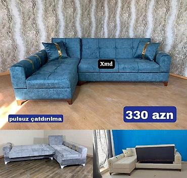 gencede islenmis mebeller: Künc divan – çevrilə bilən model - L-şəkilli künc divan, iki — 1