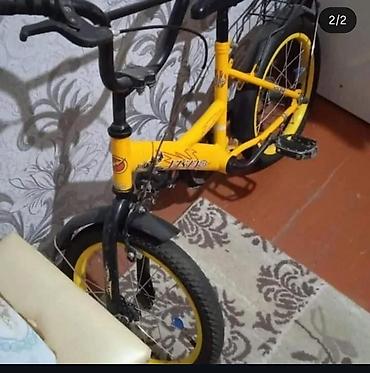 Velosipedlər: 4-8yas Uşaqlar üçün nəzərdə tutulmuş sarı rəngli velosiped yaxwi — 2
