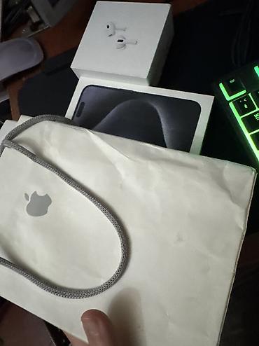 Apple iPhone: IPhone 15 Pro, 128 GB, Blue Titanium, Barmaq izi, Face ID, Sənədlərlə — 9