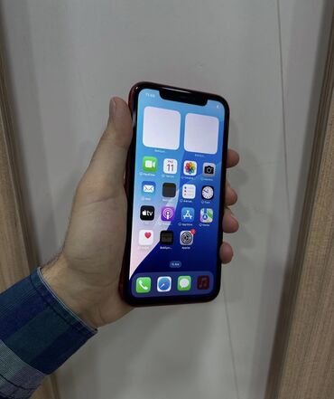 notebook adapter: IPhone 11, 64 GB, Qırmızı, Zəmanət, Kredit, Barmaq izi