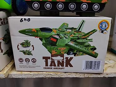 Игрушки: Игрушка-трансформер «Tank Change Aircraft» - Военная техника 2-в-1 — 1