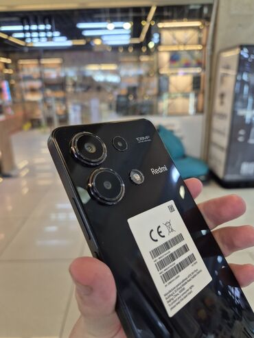 Redmi: Redmi, Redmi Note 13, Б/у, 256 ГБ, цвет - Черный, 1 SIM, 2 SIM