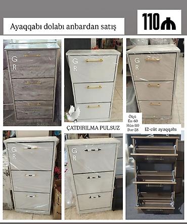 Обувницы: Ayaqqabı dolabı – anbardan satış - Model: 3 qapaqlı, çevrilən — 1