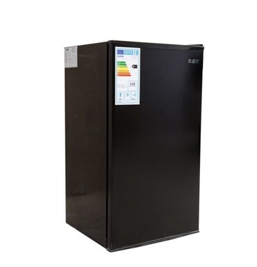 холодильник vestel: •	Цвет: чёрный 	•	Тип: однокамерный, компактный 	•	Объём: 93 л