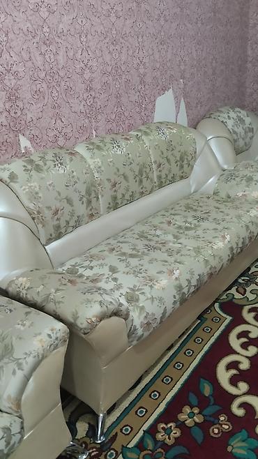 этно декор: Мягкий комплект для гостиной: длинный трехместный диван и два глубоких — 2