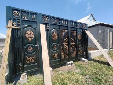 Распашные ворота: Распашные ворота Стальные