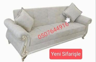 Sifarişlə divanlar: Divan, Qonaq otağı üçün, Vеlur parça, Bazalı, Açılan, Kitab — 18