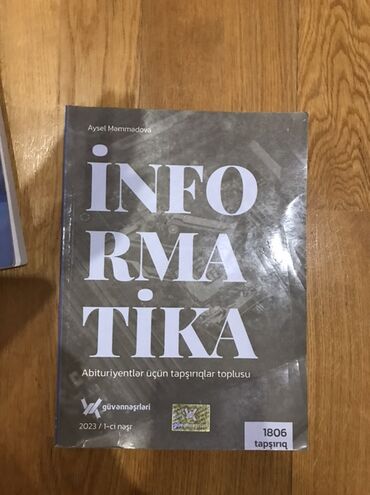 riyaziyyat guven pdf yukle: Abituriyentlər üçün nəzərdə tutulmuş "İnformatika" dərsliyi, Aysel