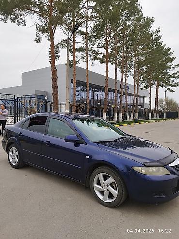 баа: Mazda 6: 2002 г., 2 л, Кол менен иштөөчү, Бензин, Хетчбек — 2