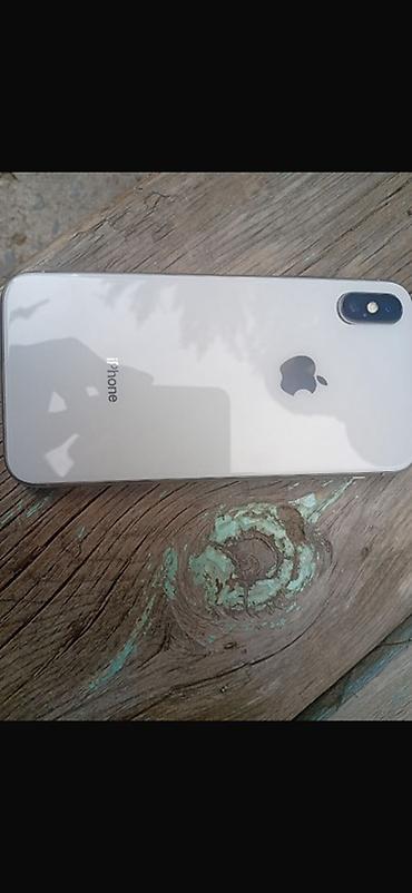 IPhone X, Б/у, 64 ГБ, Серебристый