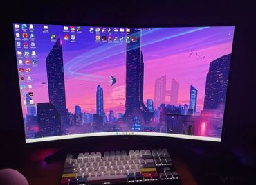 Monitorlar: Odyssey g7 240Hz 32 ekran monitor. Tam super veziyyetde