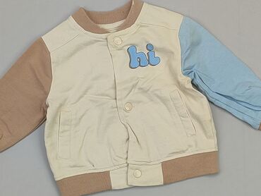 bluzki niemowlęce dla chłopca: Bluza, Fox&Bunny, 3-6 m, stan - Dobry