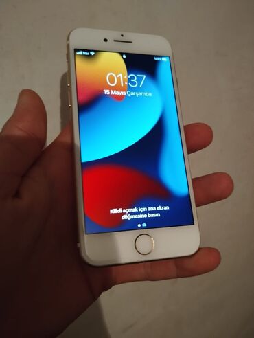 telefon ekrani: IPhone 7, 32 ГБ, Золотой, Отпечаток пальца