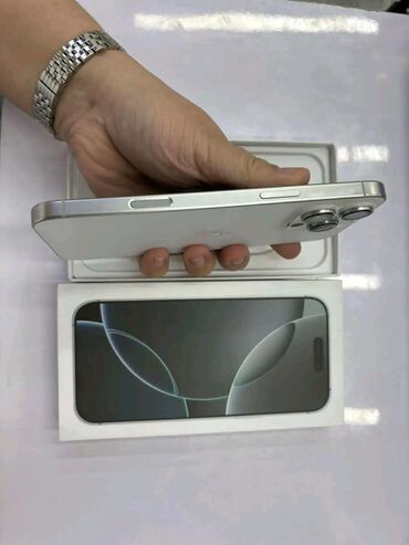Apple iPhone: Apple iPhone iPhone 16 Pro Max, 512 GB, White Titanium, Face ID, Otisak prsta, Na preklapanje — 5