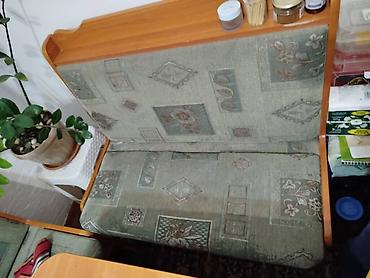 Кухонные мягкие уголки: Кухонный мягкий уголок, Б/у, ЛДСП, цвет - Серый — 3