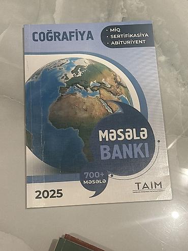 Книги и журналы: Kitab yazılmaylb,tərtəmizdir Coğrafiya – Məsələ Bankı (2025) — 1