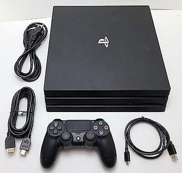 gunəs paneli kamera: Playstation 4 Pro 1 TB İçində 4-5 oyun var Güc, hdmi və 1 pult ilə — 2