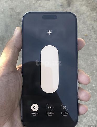 ağ evdəki telefon: IPhone 14 Pro Max, 128 GB, Qara, Face ID — 2
