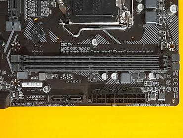 Техника и электроника: Материнская плата для ПК, Б/у, Gigabyte, LGA1200, Micro-ATX — 5
