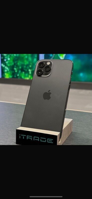 айфоны бесплатно: IPhone 12 Pro Max, Колдонулган, Графит